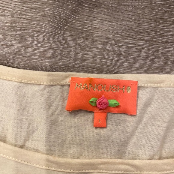 Hamsa Hand crop Top sz: L boho - Picture 3 of 4